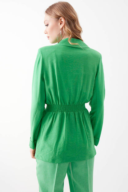 JACKET WITH WAIST TIE