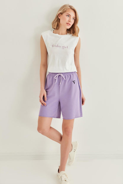 WAIST LACED SHORTS