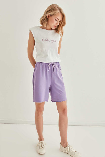 WAIST LACED SHORTS