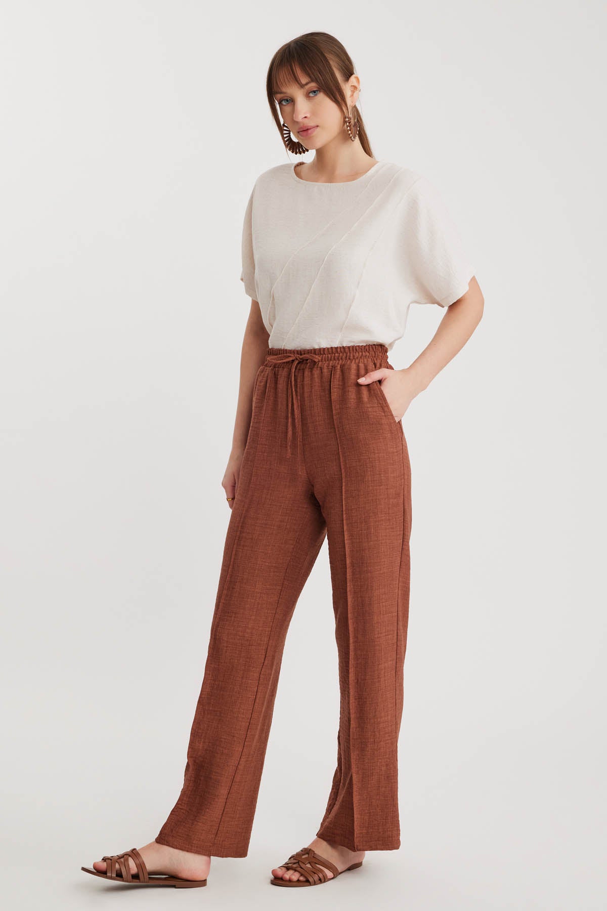 LACED TROUSERS