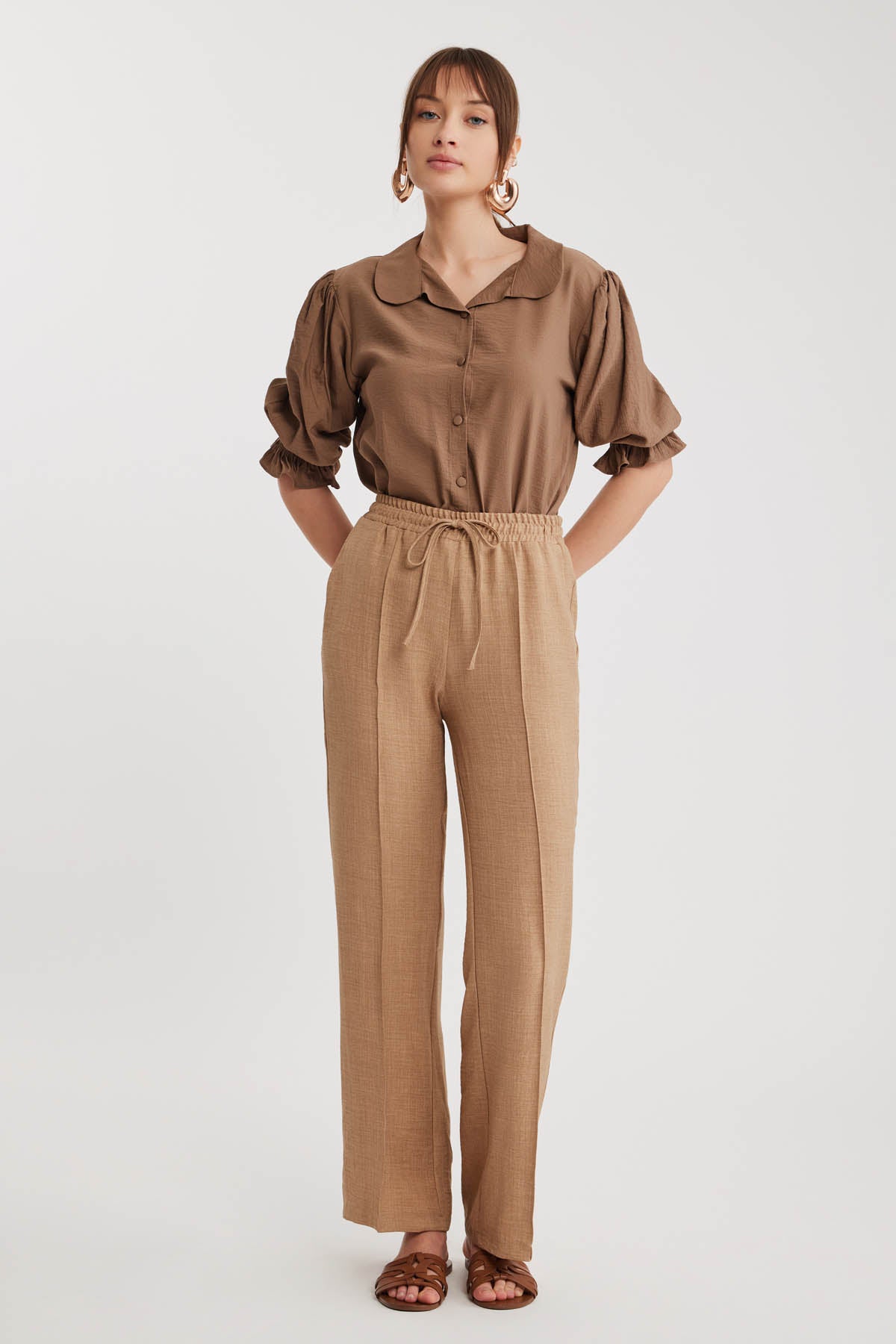 LACED TROUSERS