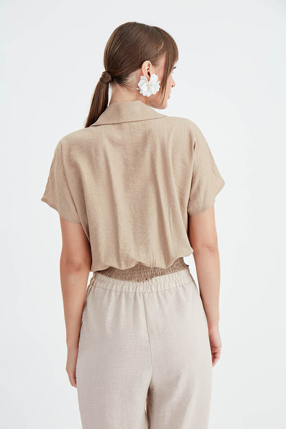 LOOSE SHIRT WITH TIES