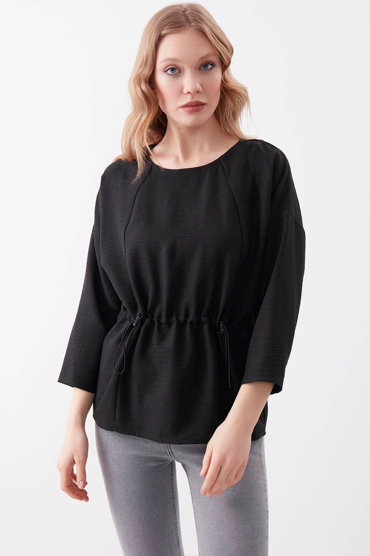 PLEATED BLOUSE
