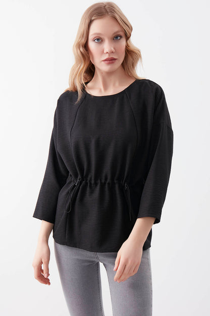 PLEATED BLOUSE