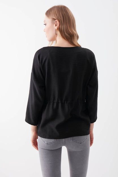 PLEATED BLOUSE