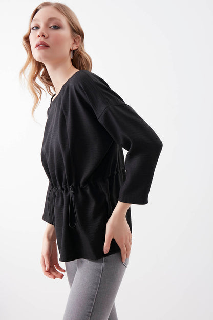 PLEATED BLOUSE