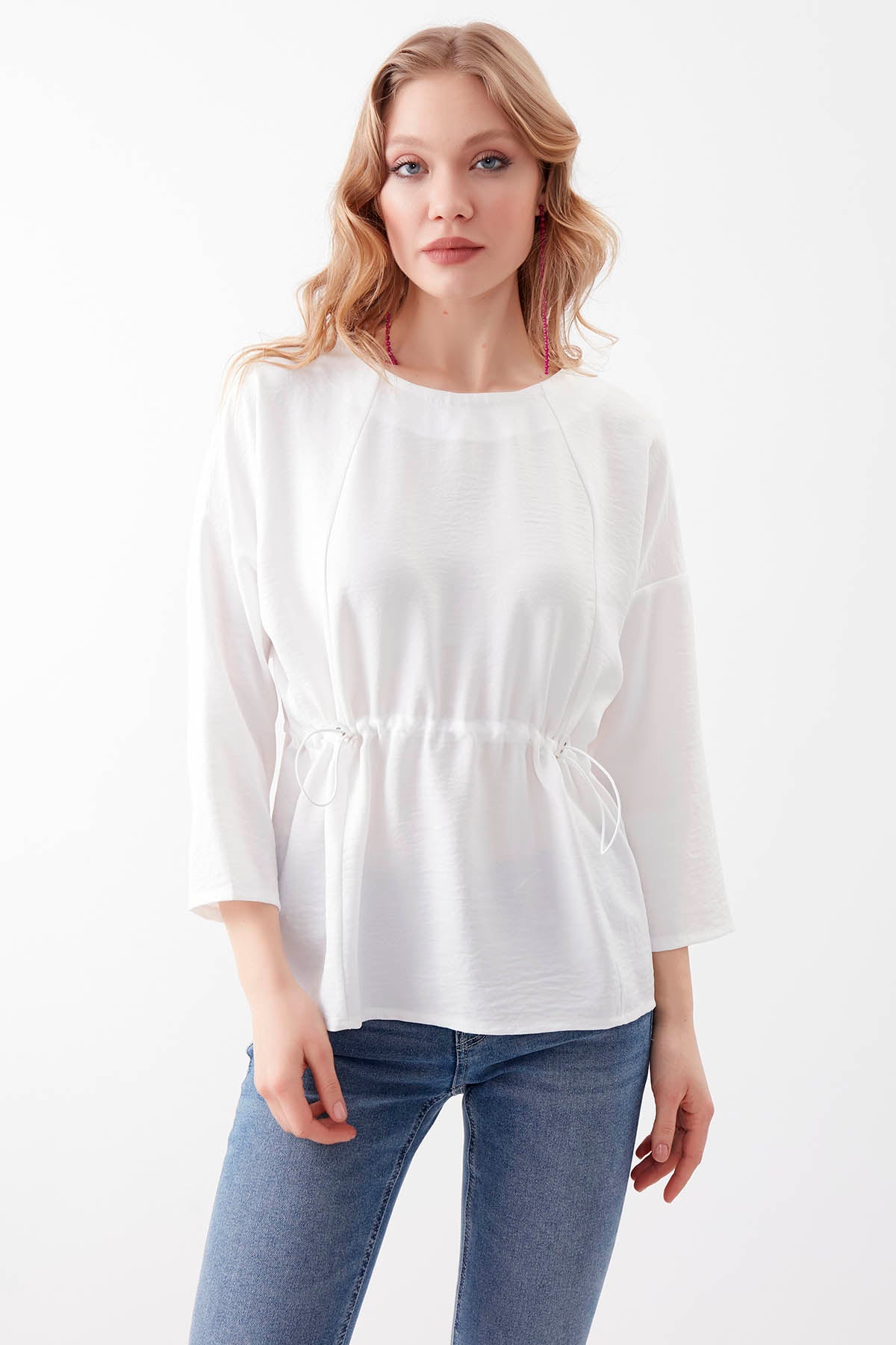 PLEATED BLOUSE