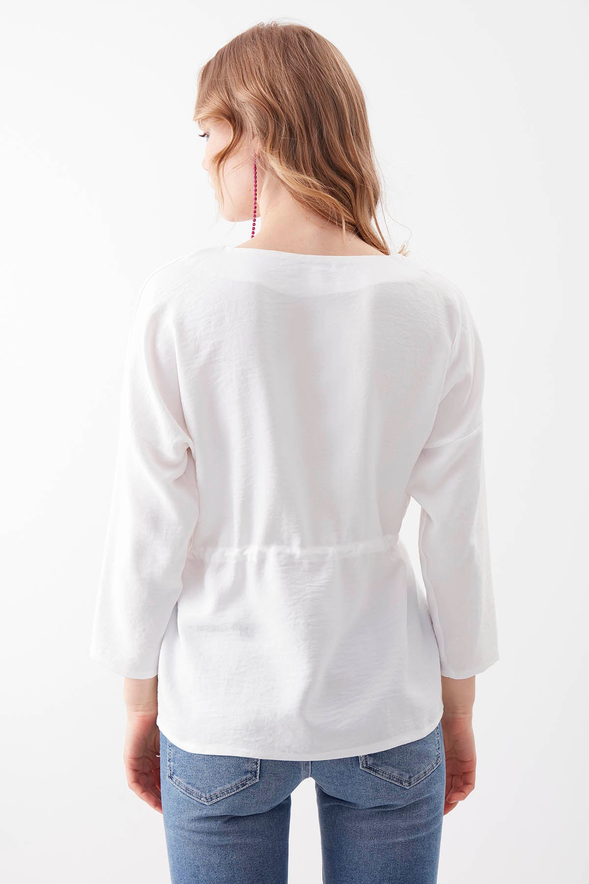 PLEATED BLOUSE