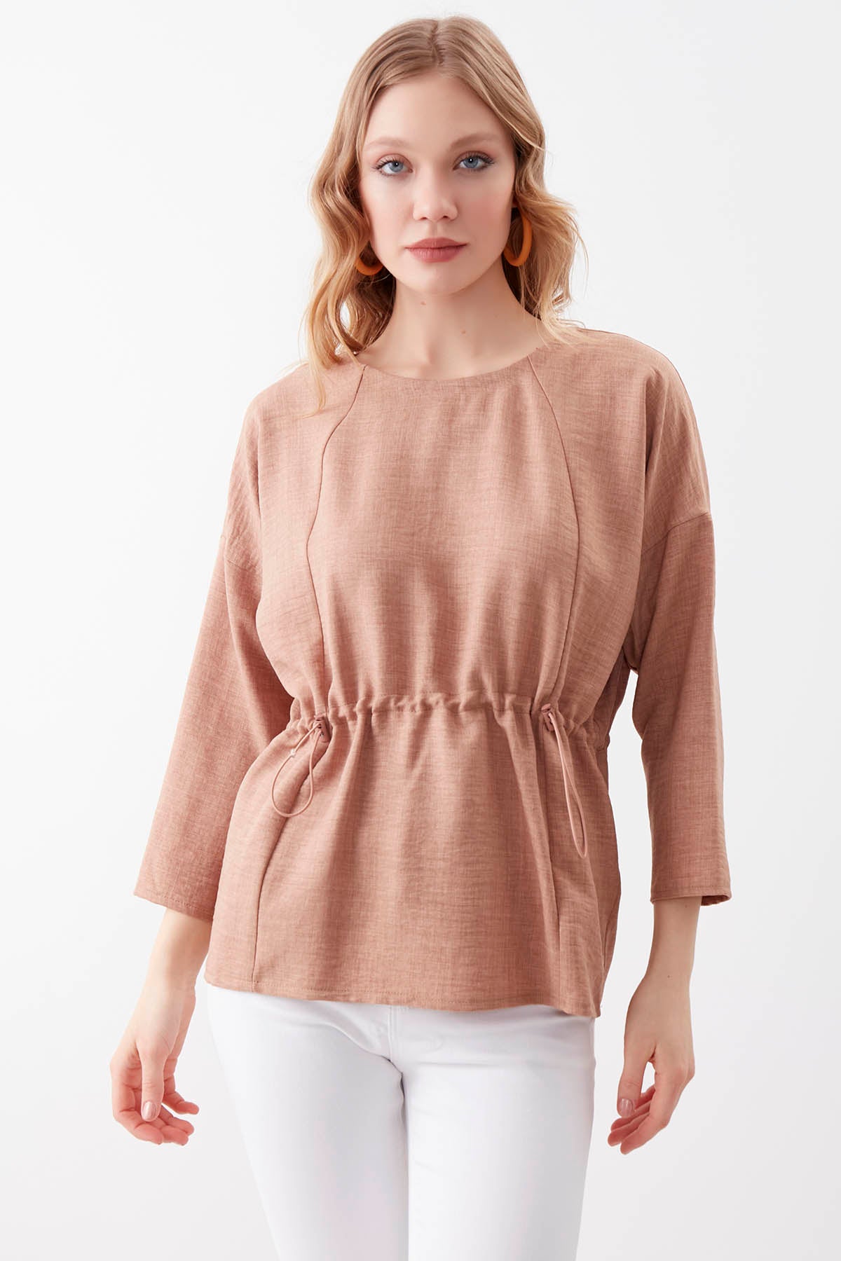 PLEATED BLOUSE