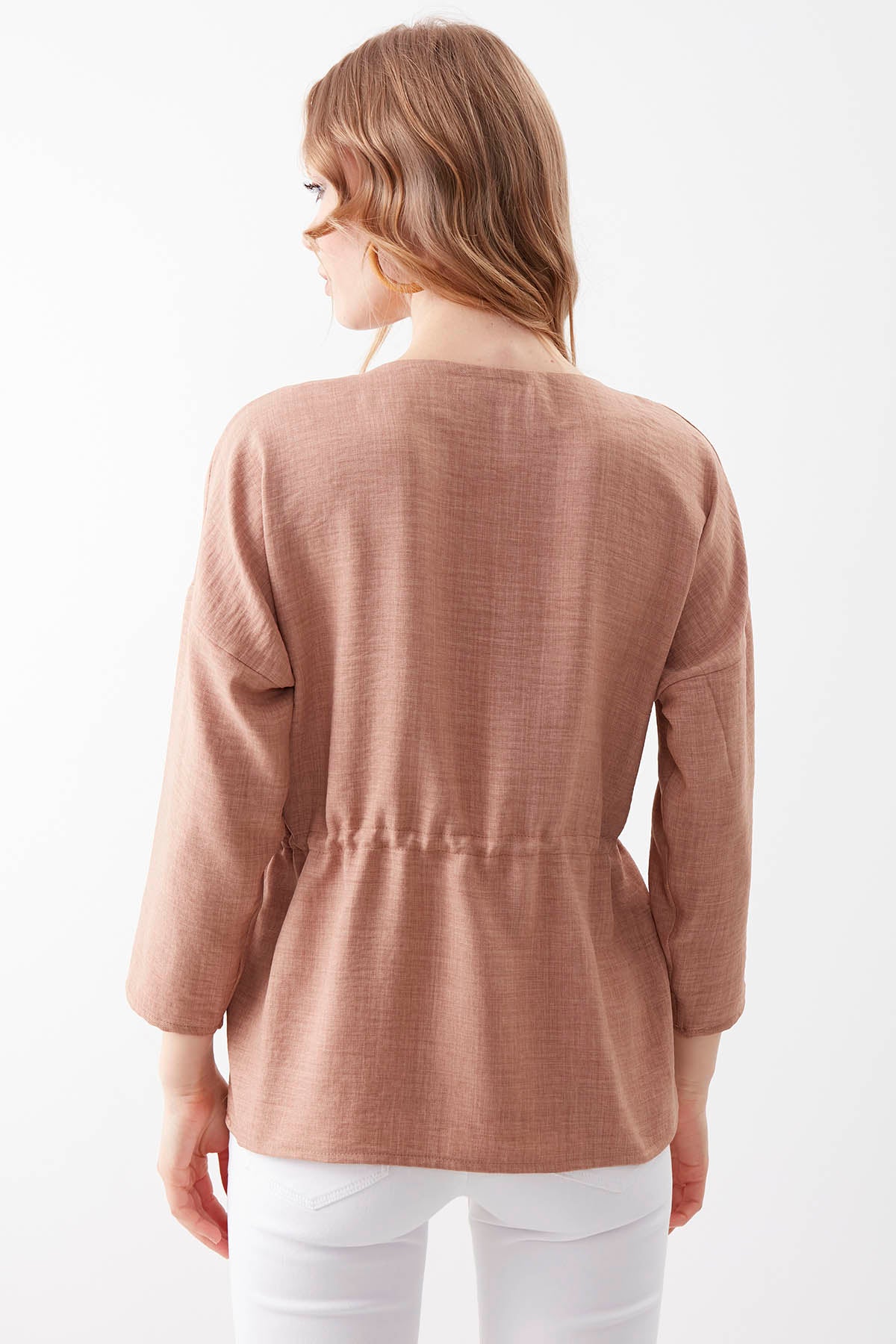 PLEATED BLOUSE