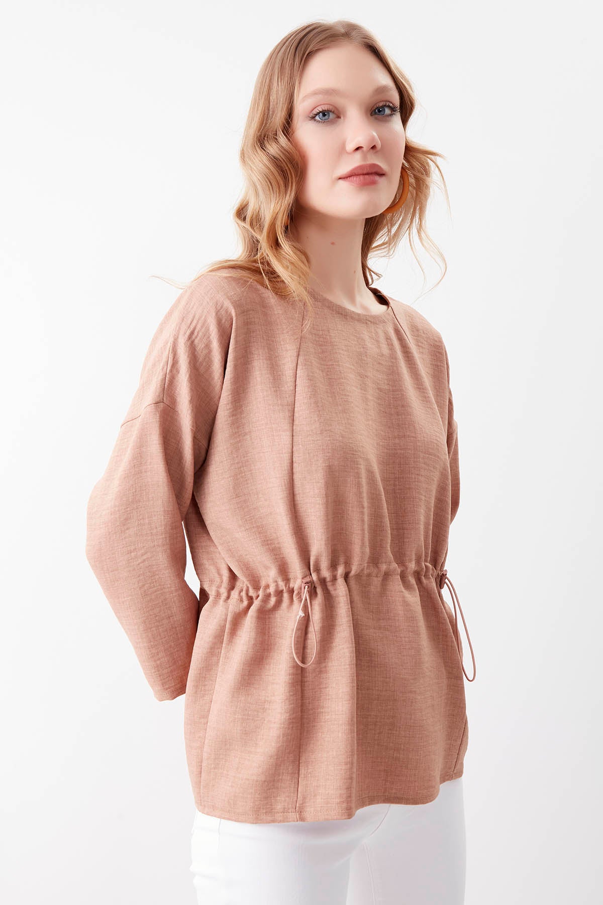 PLEATED BLOUSE