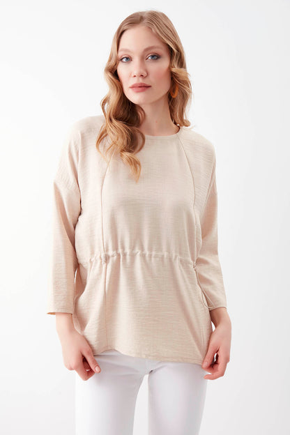 PLEATED BLOUSE