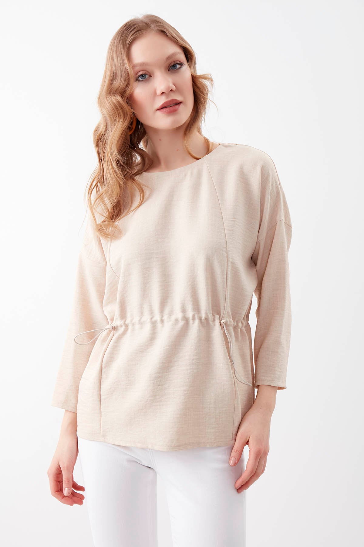 PLEATED BLOUSE