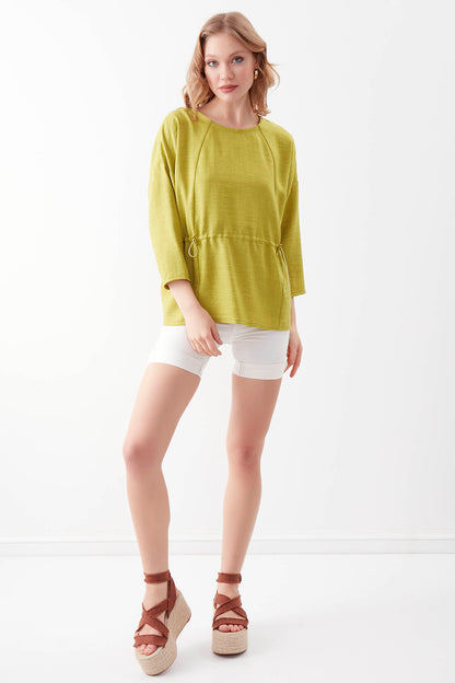 PLEATED BLOUSE