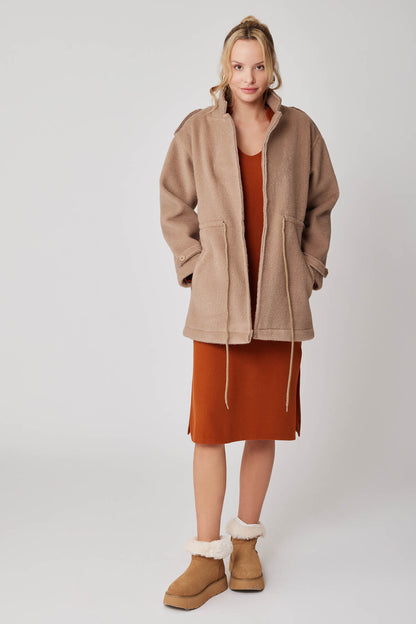 DRAWSTRING WAIST JACKET