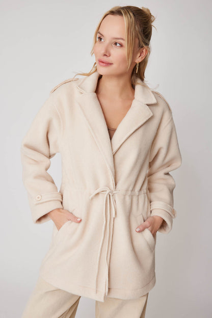 DRAWSTRING WAIST JACKET