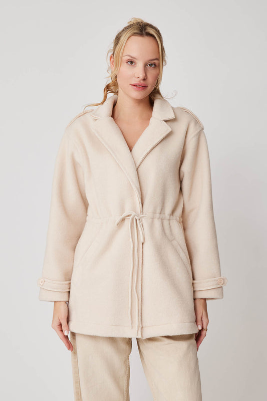 DRAWSTRING WAIST JACKET