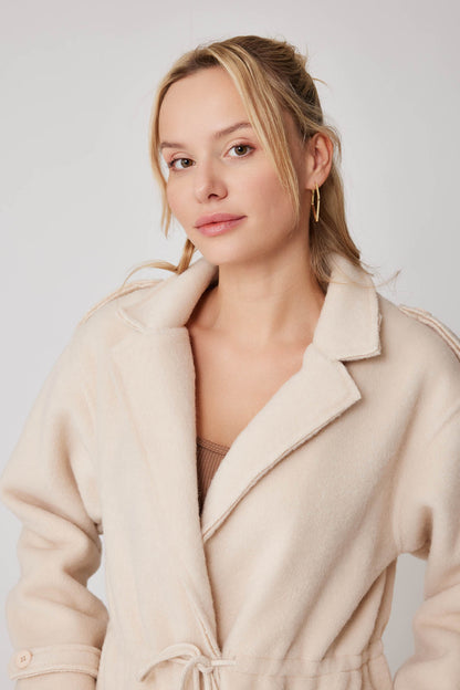 DRAWSTRING WAIST JACKET