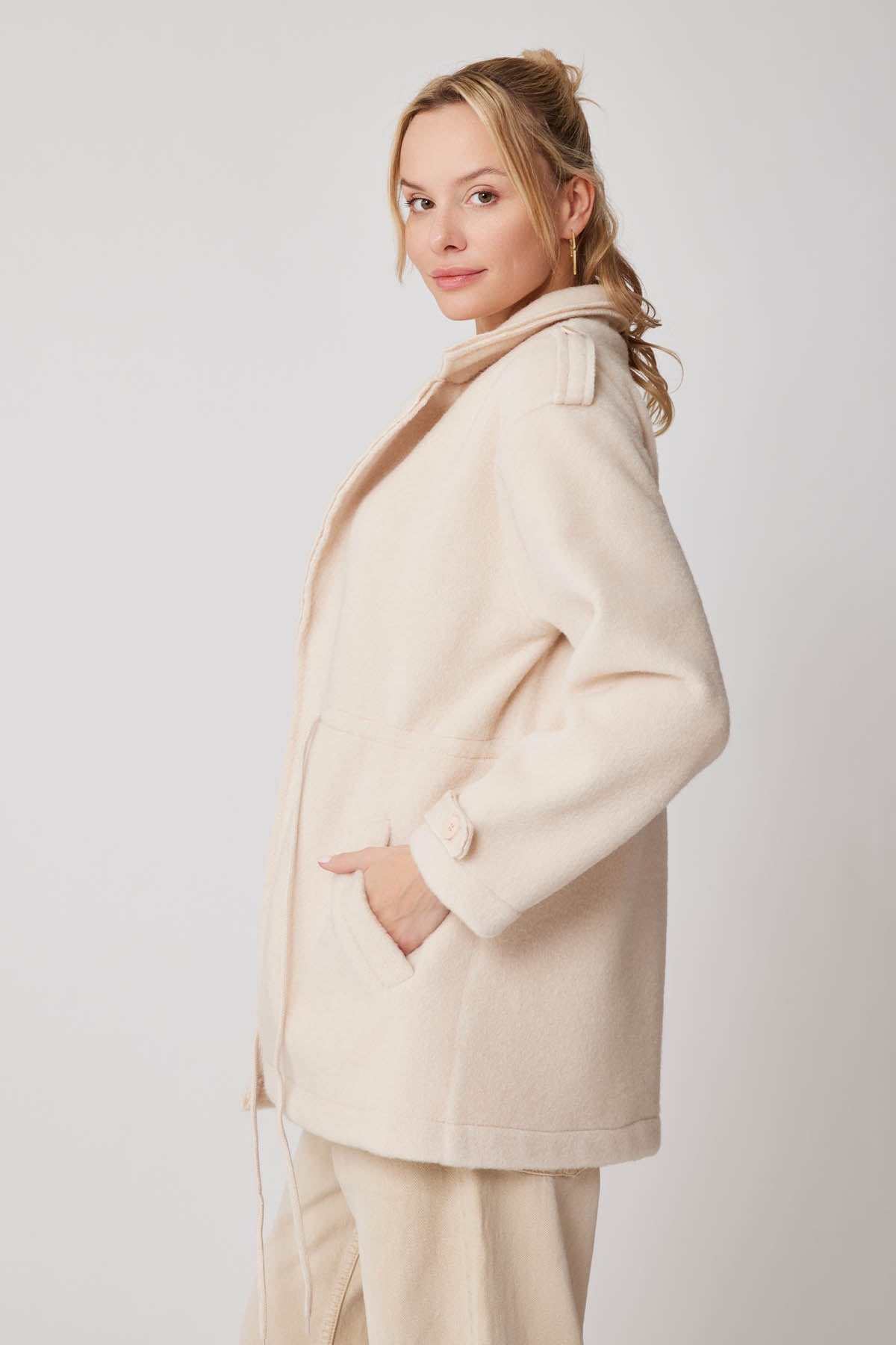 DRAWSTRING WAIST JACKET