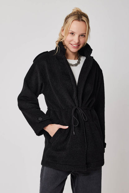 DRAWSTRING WAIST JACKET