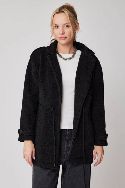 DRAWSTRING WAIST JACKET