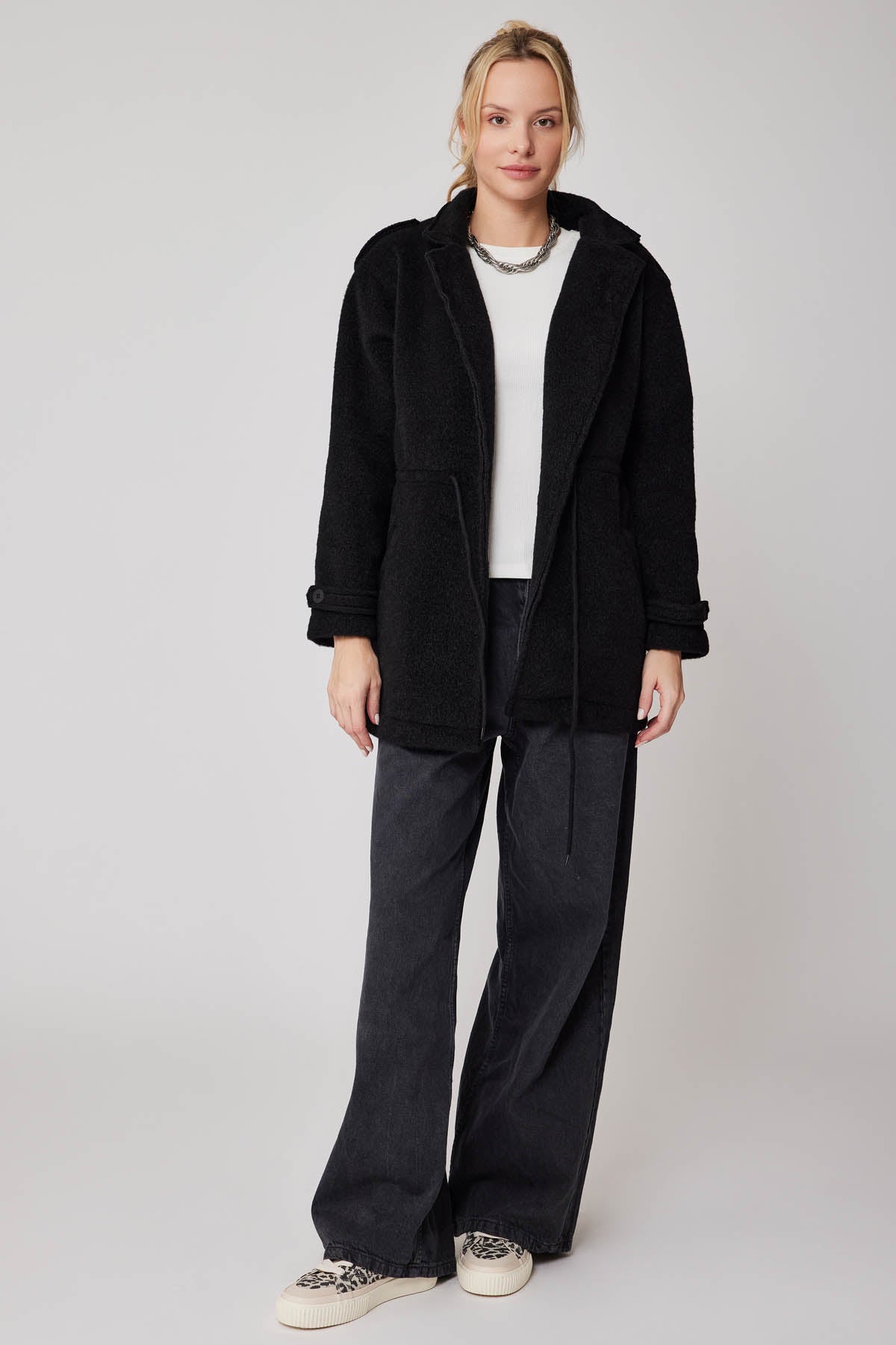 DRAWSTRING WAIST JACKET