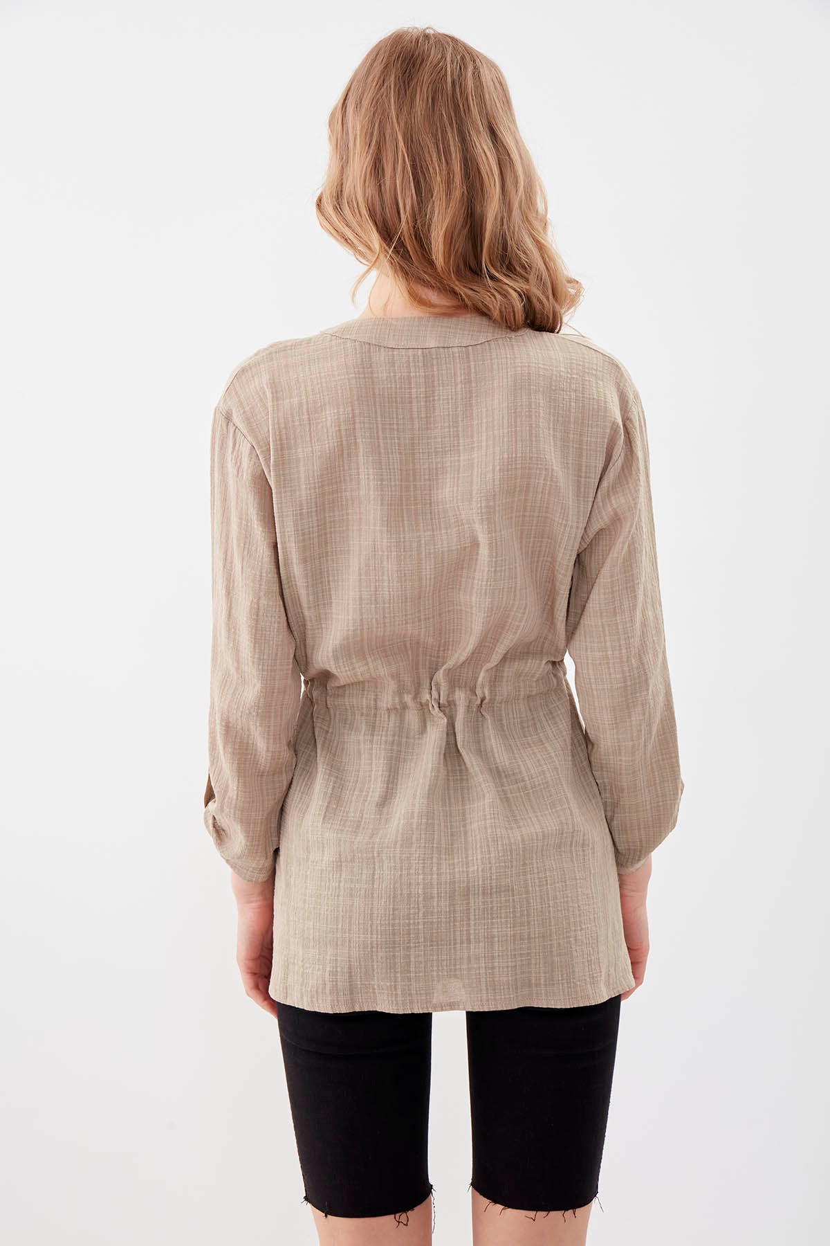 PLEATED LOOSE BLOUSE