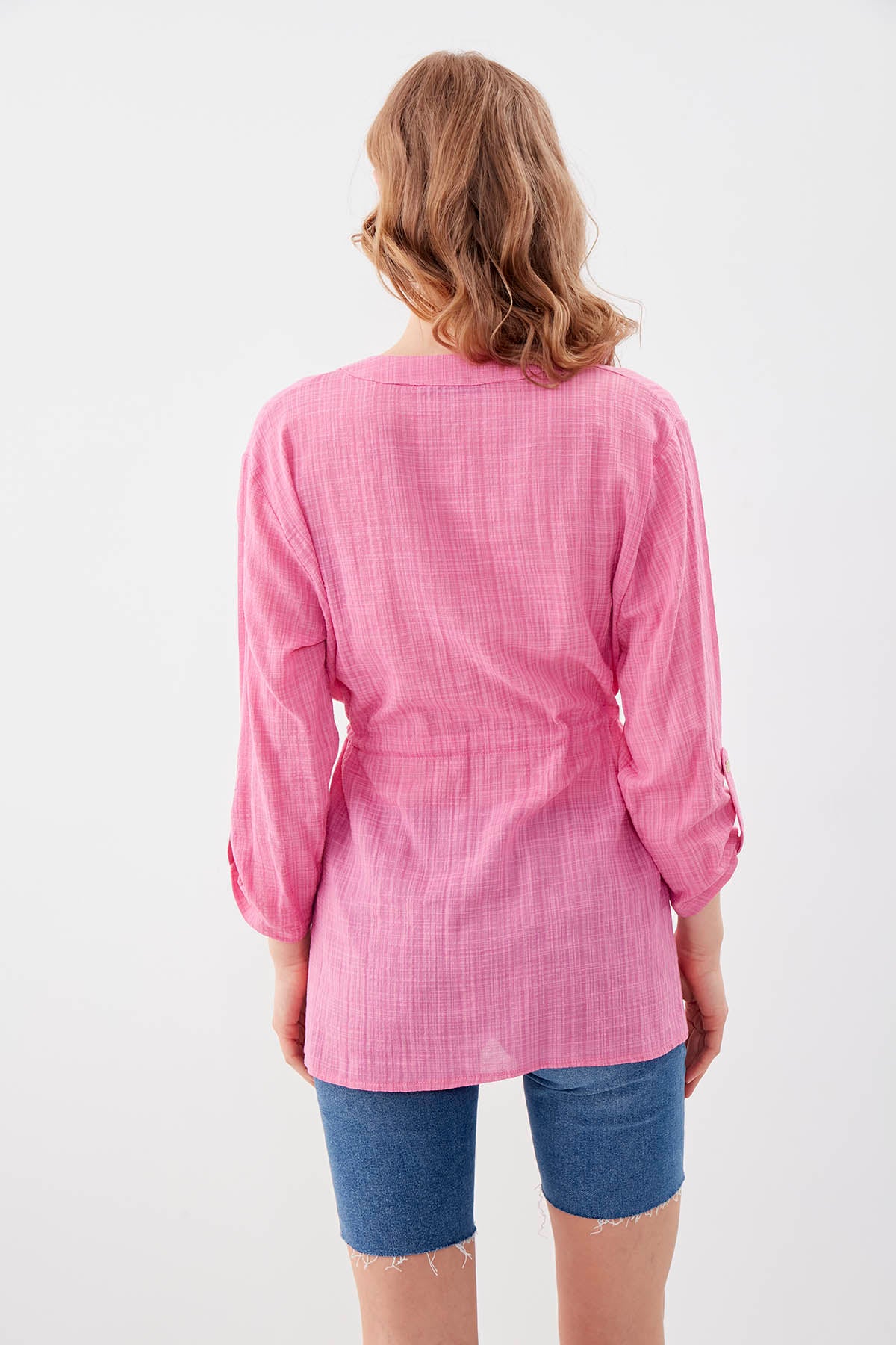 PLEATED LOOSE BLOUSE