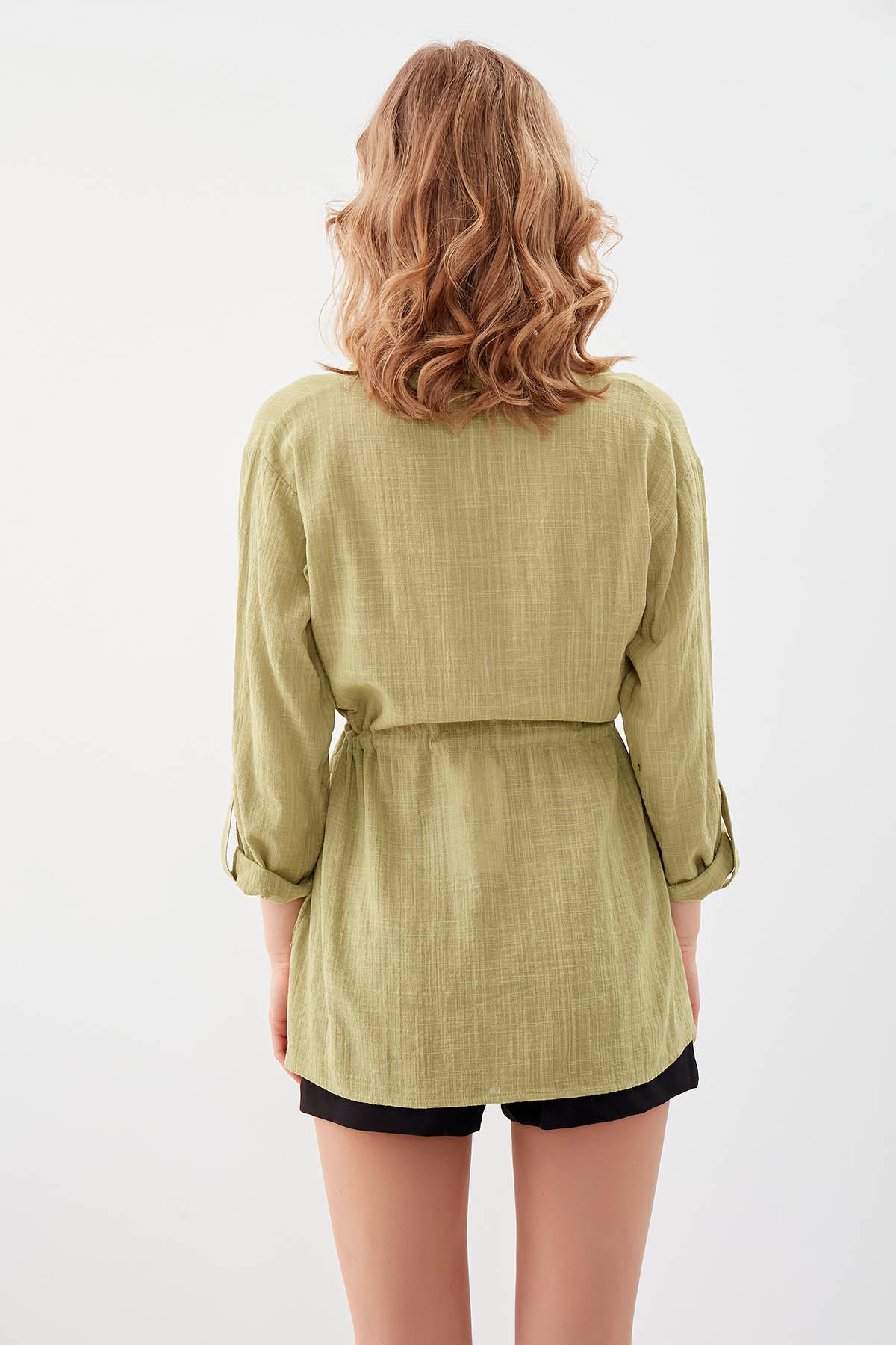 PLEATED LOOSE BLOUSE