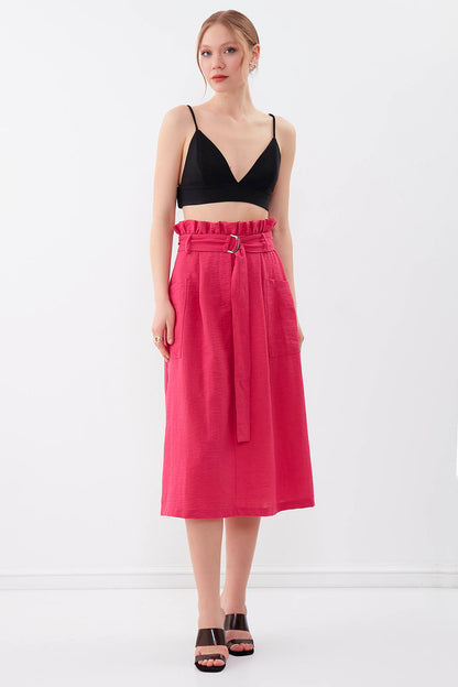 SKIRT WITH FRILLY ARCH