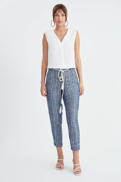 ARCHED CROP TROUSERS