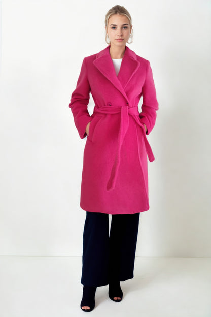 LONG JACKET WITH BELT BUTTONS