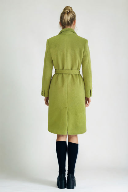 LONG JACKET WITH BELT BUTTONS