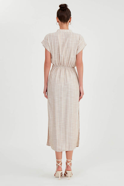 LONG DRESS WITH STRIPES