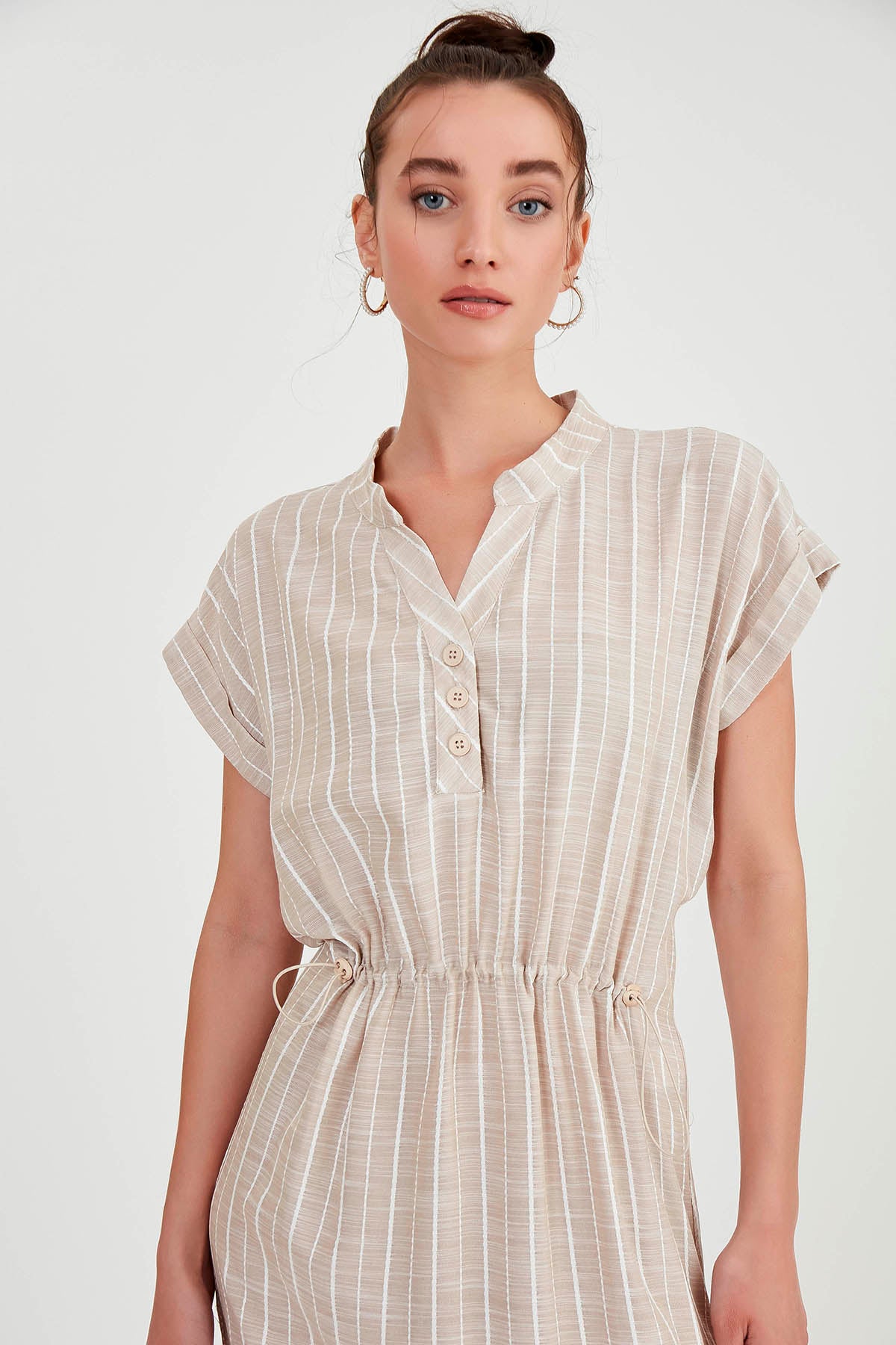 LONG DRESS WITH STRIPES