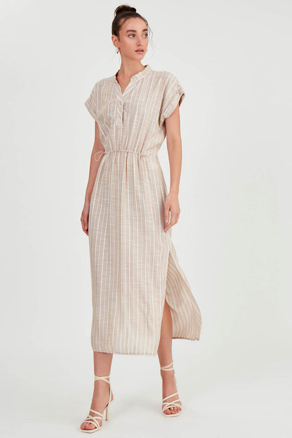 LONG DRESS WITH STRIPES