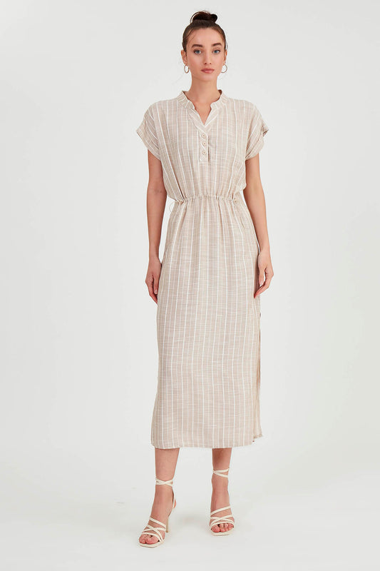 LONG DRESS WITH STRIPES
