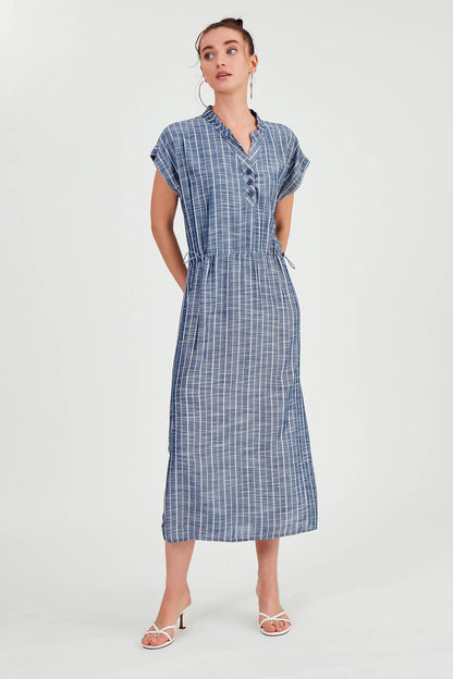 LONG DRESS WITH STRIPES