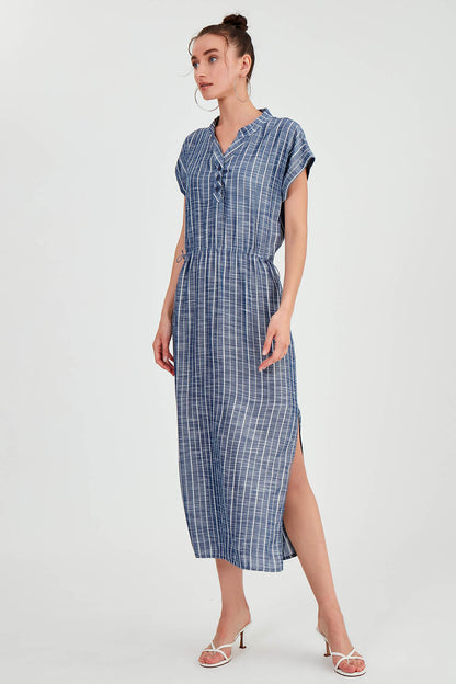 LONG DRESS WITH STRIPES
