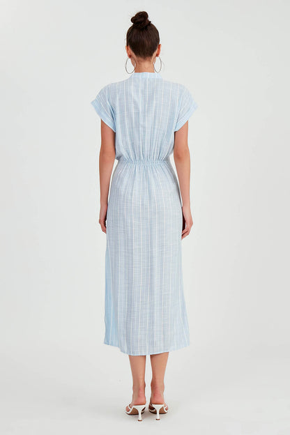 LONG DRESS WITH STRIPES