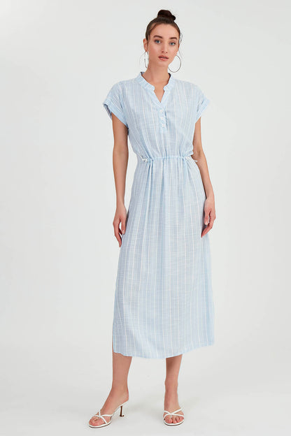 LONG DRESS WITH STRIPES