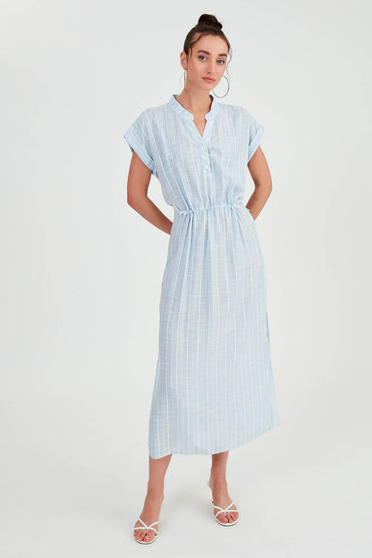 LONG DRESS WITH STRIPES