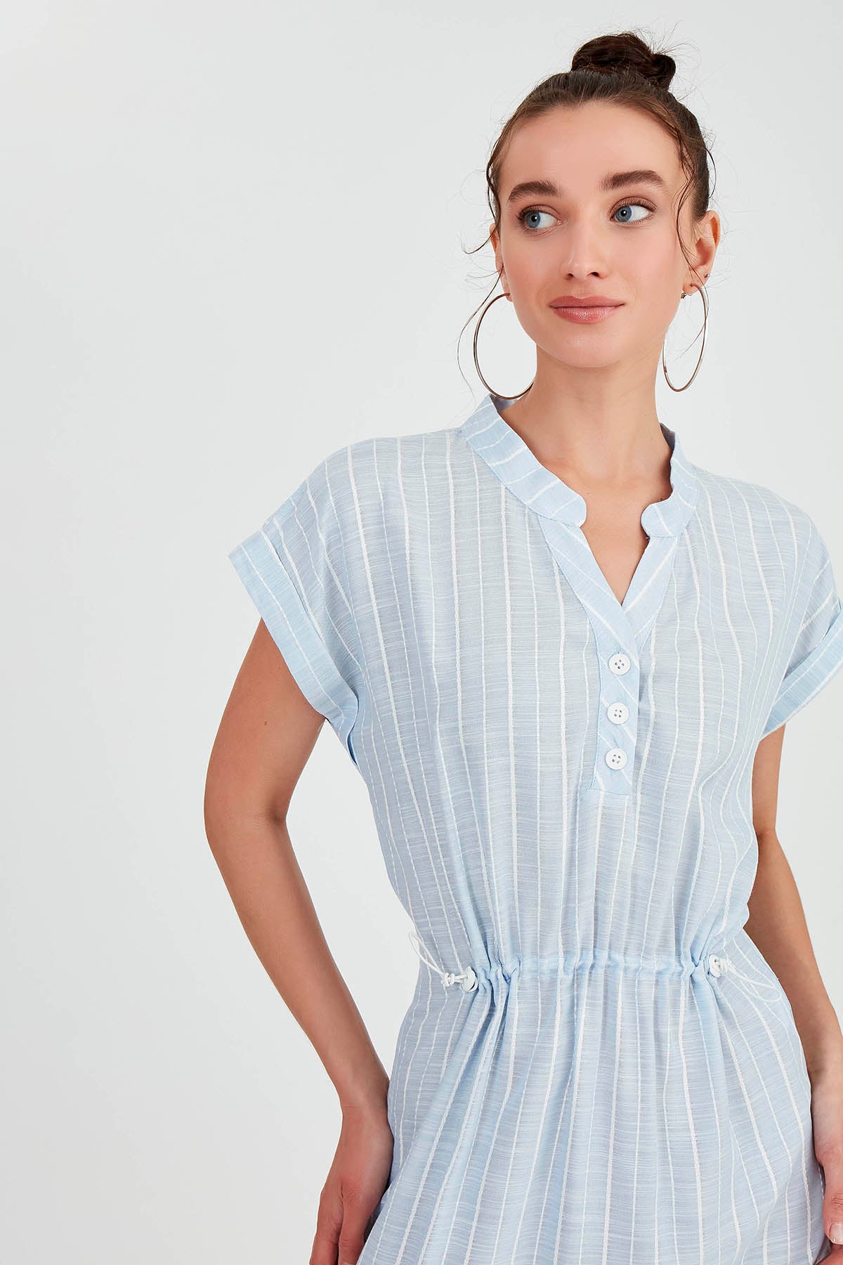 LONG DRESS WITH STRIPES