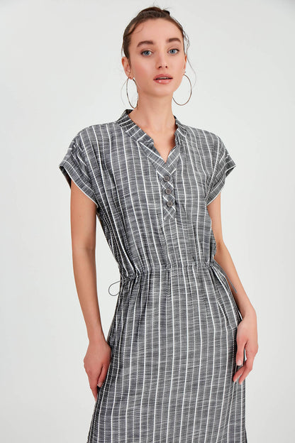 LONG DRESS WITH STRIPES