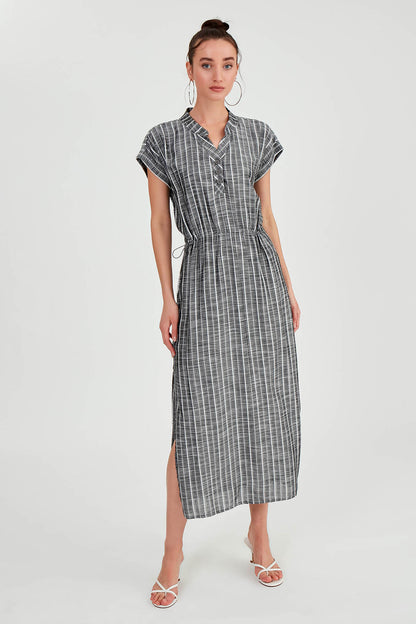 LONG DRESS WITH STRIPES