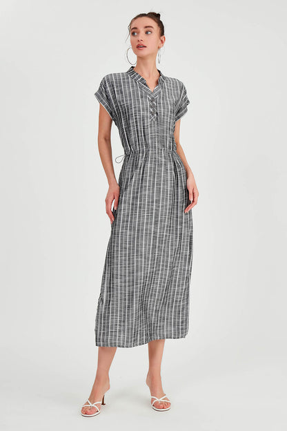 LONG DRESS WITH STRIPES