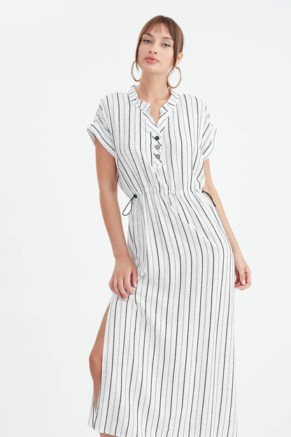 LONG DRESS WITH STRIPES