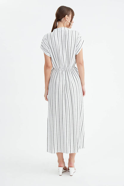 LONG DRESS WITH STRIPES