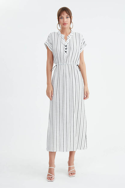 LONG DRESS WITH STRIPES