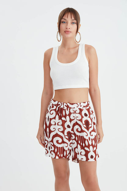 SHORTS WITH WAIST ELASTANE PATTERN